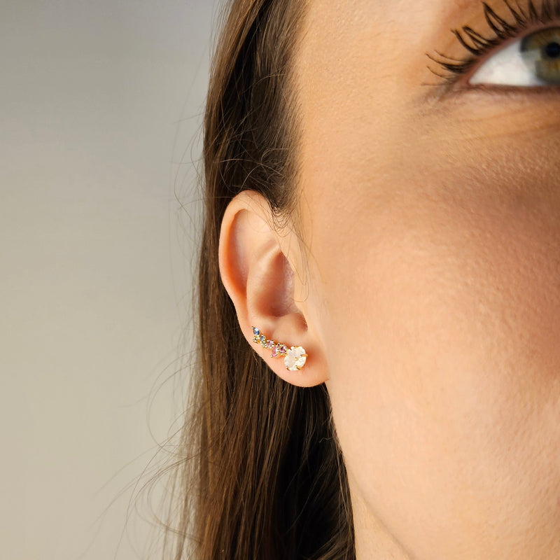 NINA EAR CLIMBER - DAINTY EAR CLIMBER