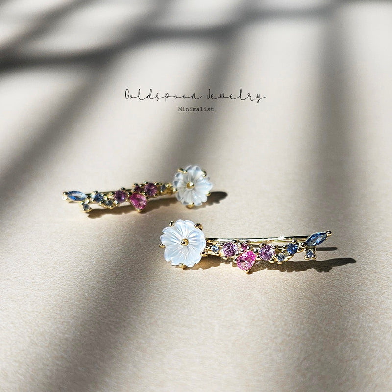 NINA EAR CLIMBER - DAINTY EAR CLIMBER